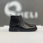 بوت چرم کلاسیک بغل کش دار کد ۷ مردانه